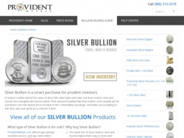 Provident Metals: Buy Silver Bullion