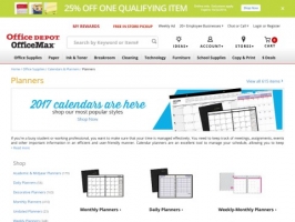 OfficeMax: Monthly Planners
