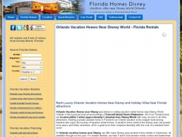 Florida Vacation Rental Homes near Disney