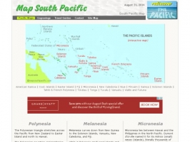 Map South Pacific