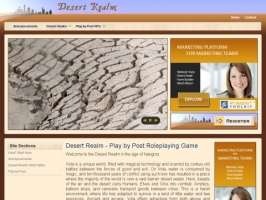 Desert Realm Fantasy and Sci-Fi Search Engine