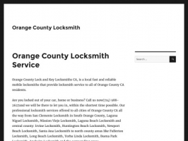 Orange County Locksmith Services
