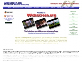 The Letterbox and Widescreen Advocacy Page