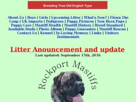 Rockport Mastiffs - English Mastiff Breeders